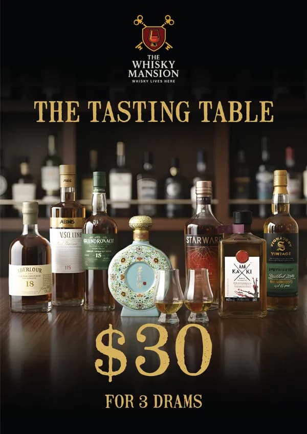 The Tasting Table: 3 Drams
