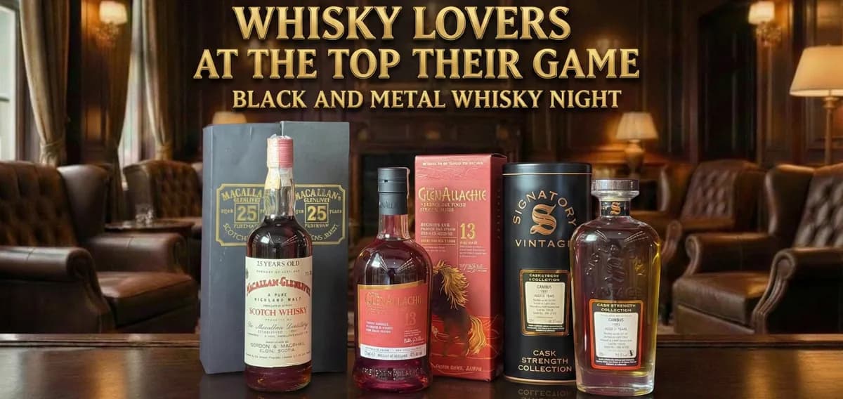 Whisky Tasting History at Curo Reserve’s "Black & Metal" Nights