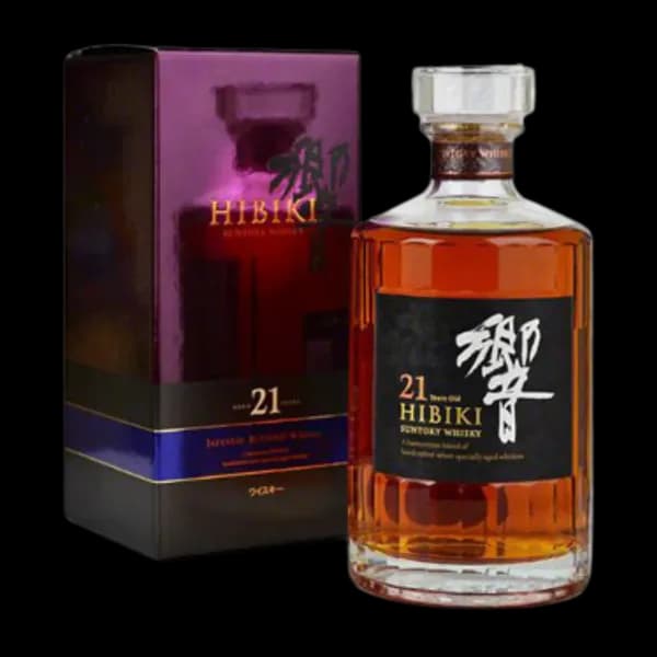Hibiki 21 Years Old Japanese Blended Whisky, old bottling