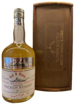 Port Ellen 25 Year Douglas Laing's Old & Rare Platinum Selection Old Single Cask Single Malt Scotch Whisky 2008 thumbnail 1
