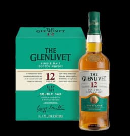 Glenlivet 12 Year Old Double Oak Single Malt Scotch Whisky (6 bottles) thumbnail 1