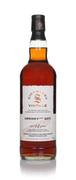 Orkney (HP) 2011 14 Year Old 100 Proof Edition #71, Signatory Vintage  thumbnail 1