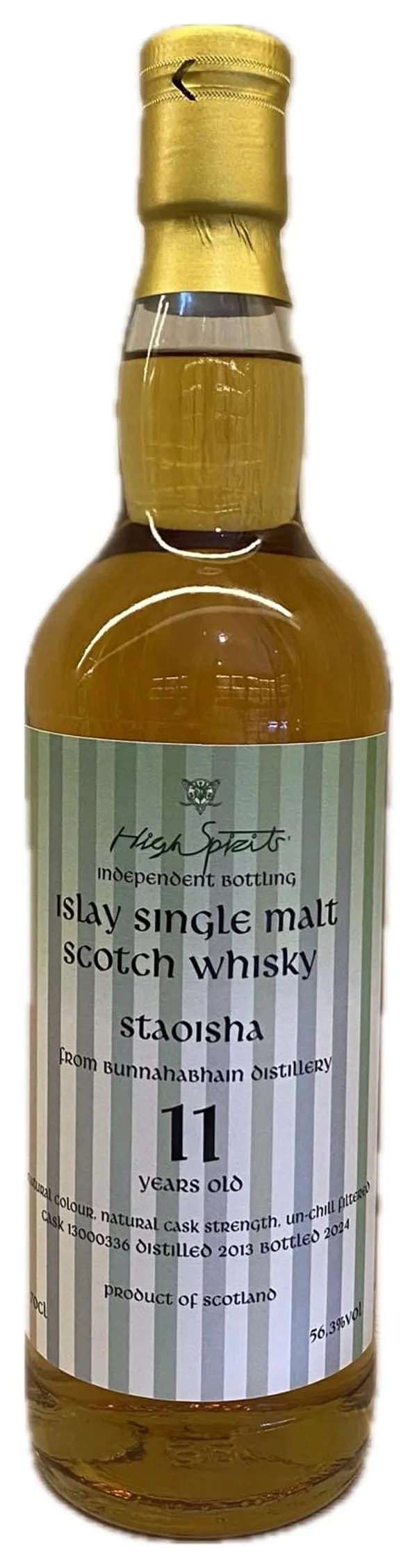 High Spirits Staoisha 11 Year Old (Bunnahabhain) 2013 Cask 336