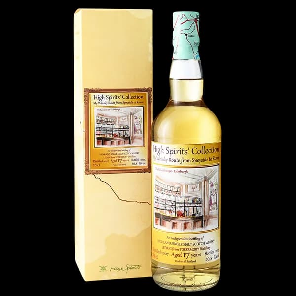 High Spirits' Collection My Whisky Route from Speyside to Rome - Ledaig 17 Year Old (Distilled 2007)