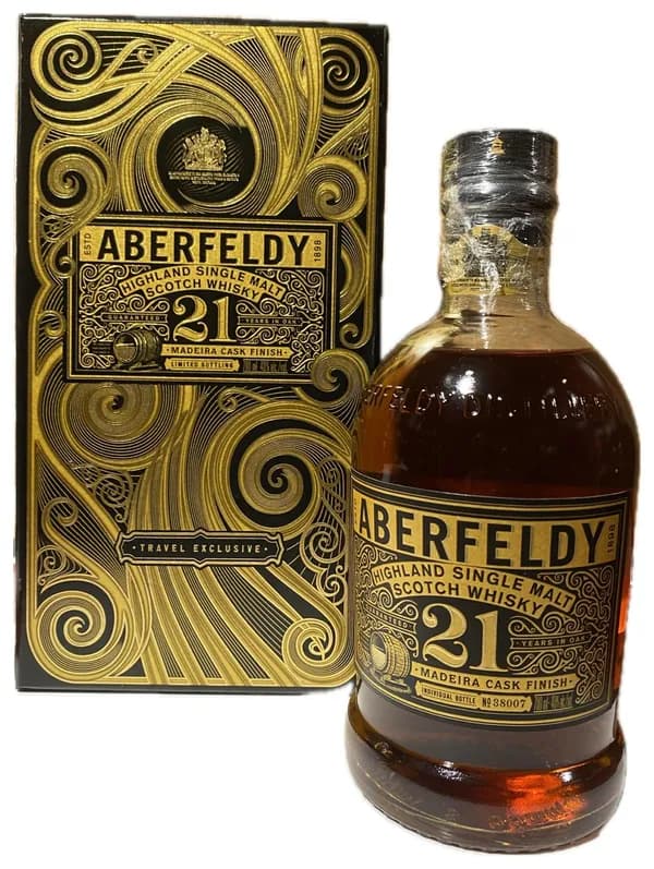 Aberfeldy 21 Year Old Madeira Cask Finish (Travel Exclusive)