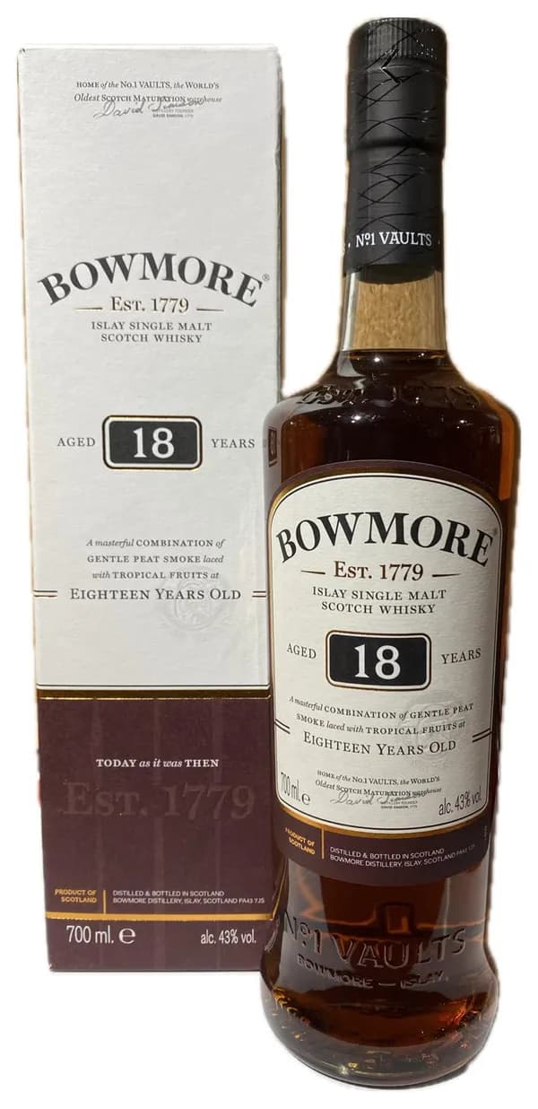 Bowmore 18 Year Old Islay Single Malt Whisky