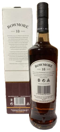 Bowmore 18 Year Old Islay Single Malt Whisky thumbnail 2