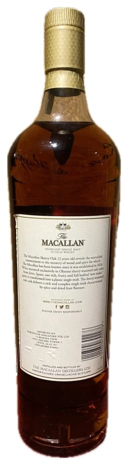Macallan 12 Years Old Sherry Oak Single Malt Scotch Whisky (1.75L) thumbnail 2