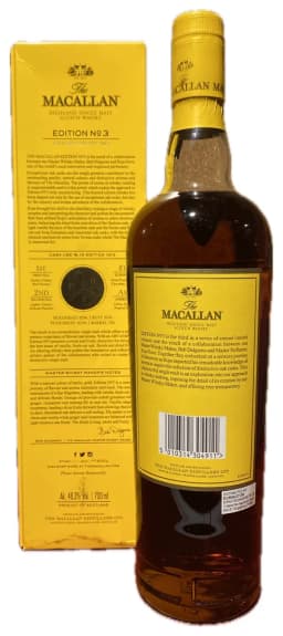 Macallan Highland Single Malt Scotch Whisky Edition No. 3 thumbnail 2
