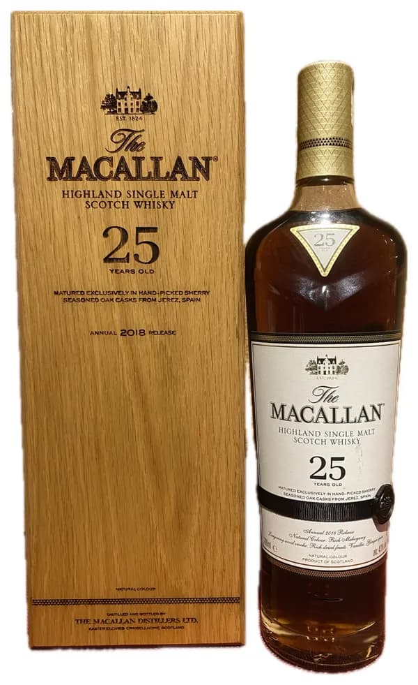 Macallan 25 Years  Single Malt Scotch Whisky(2018)