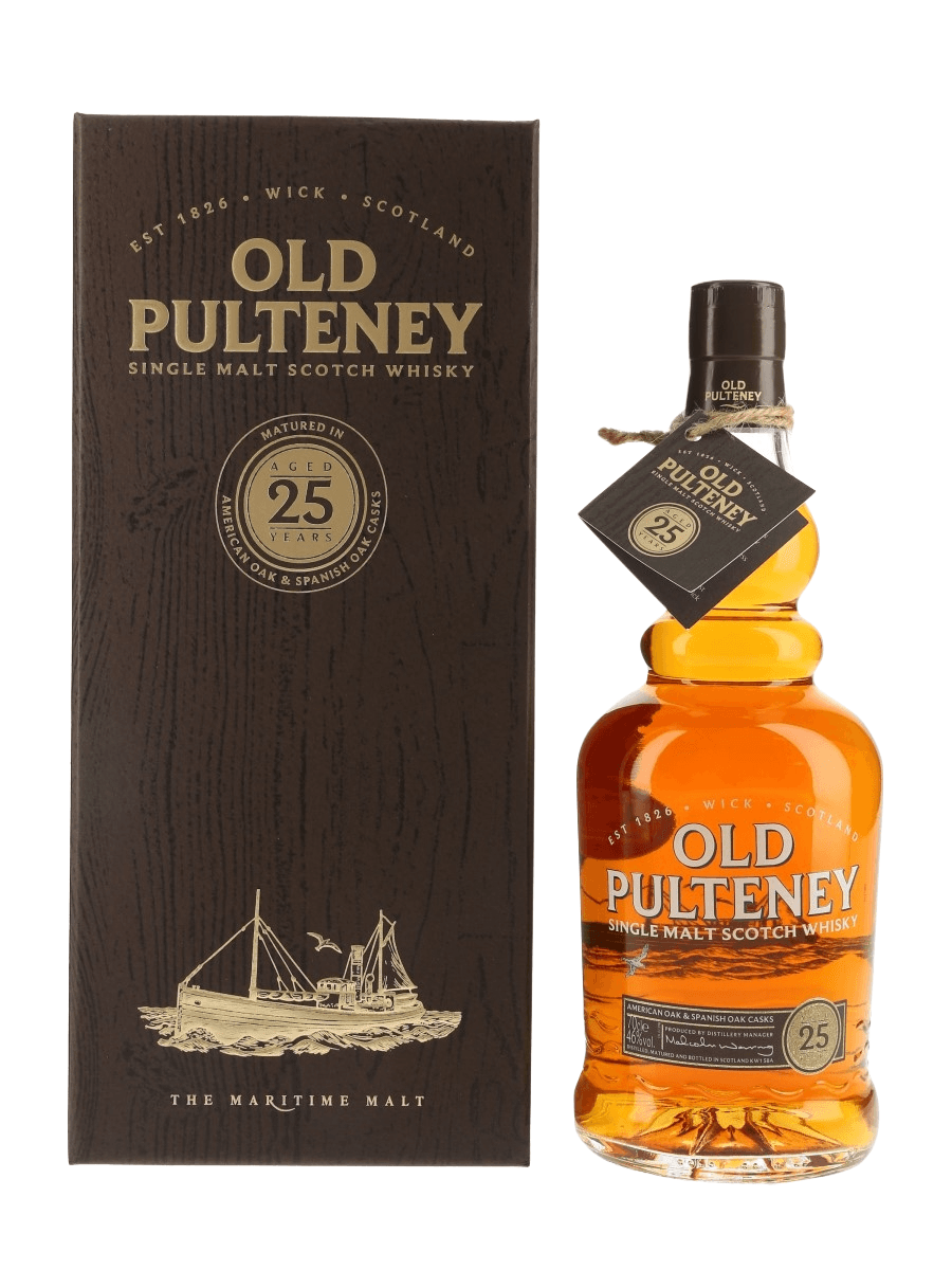 Old Pulteney 25 year old, old bottling  