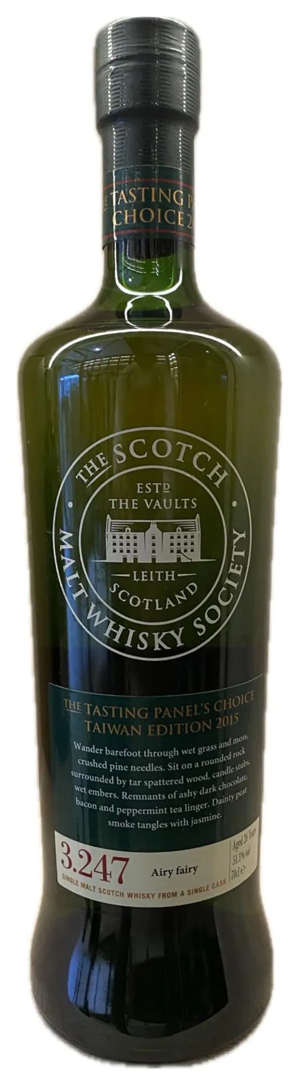Scotch Malt Whisky Society 3.247 'Airy fairy' 26 Year Old Taiwan Edition 2015